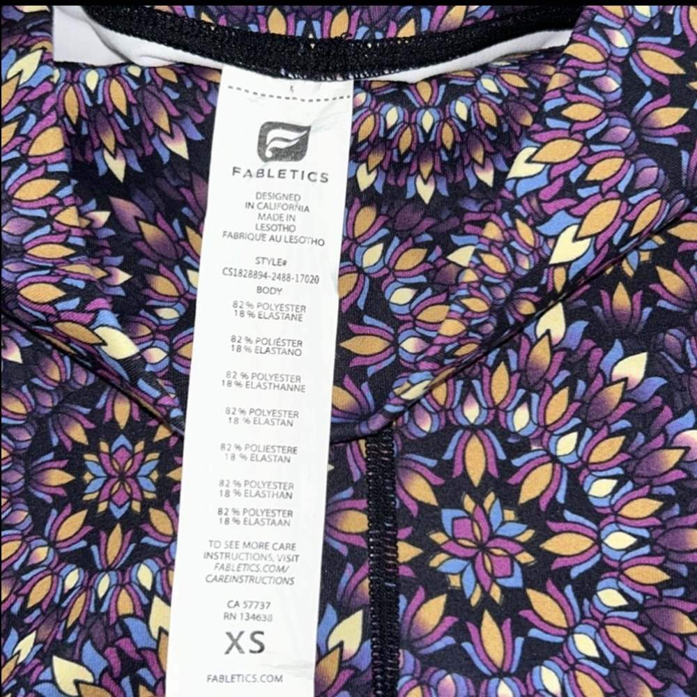 NWOT FABLETICS Define PowerHold High-Waisted 7/8 Legging - Picture 6 of 6